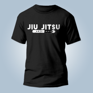 Camiseta jiu jitsu arte suave faixa branca