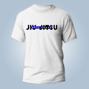 Camiseta jiu jitsu arte suave faixa azul