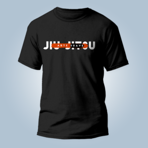 Camiseta jiu jitsu are suave faixa marrom