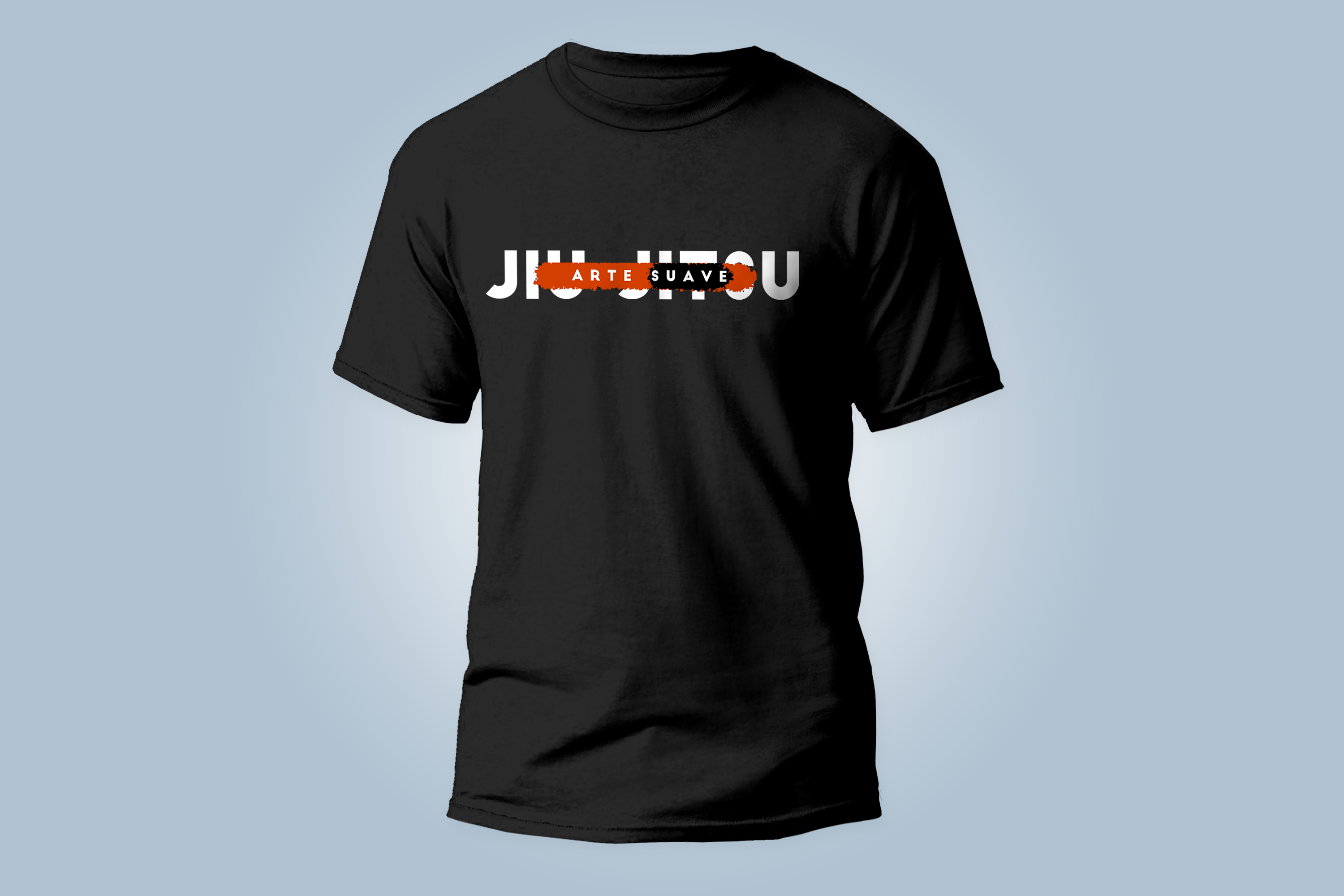 Camiseta jiu jitsu are suave faixa marrom
