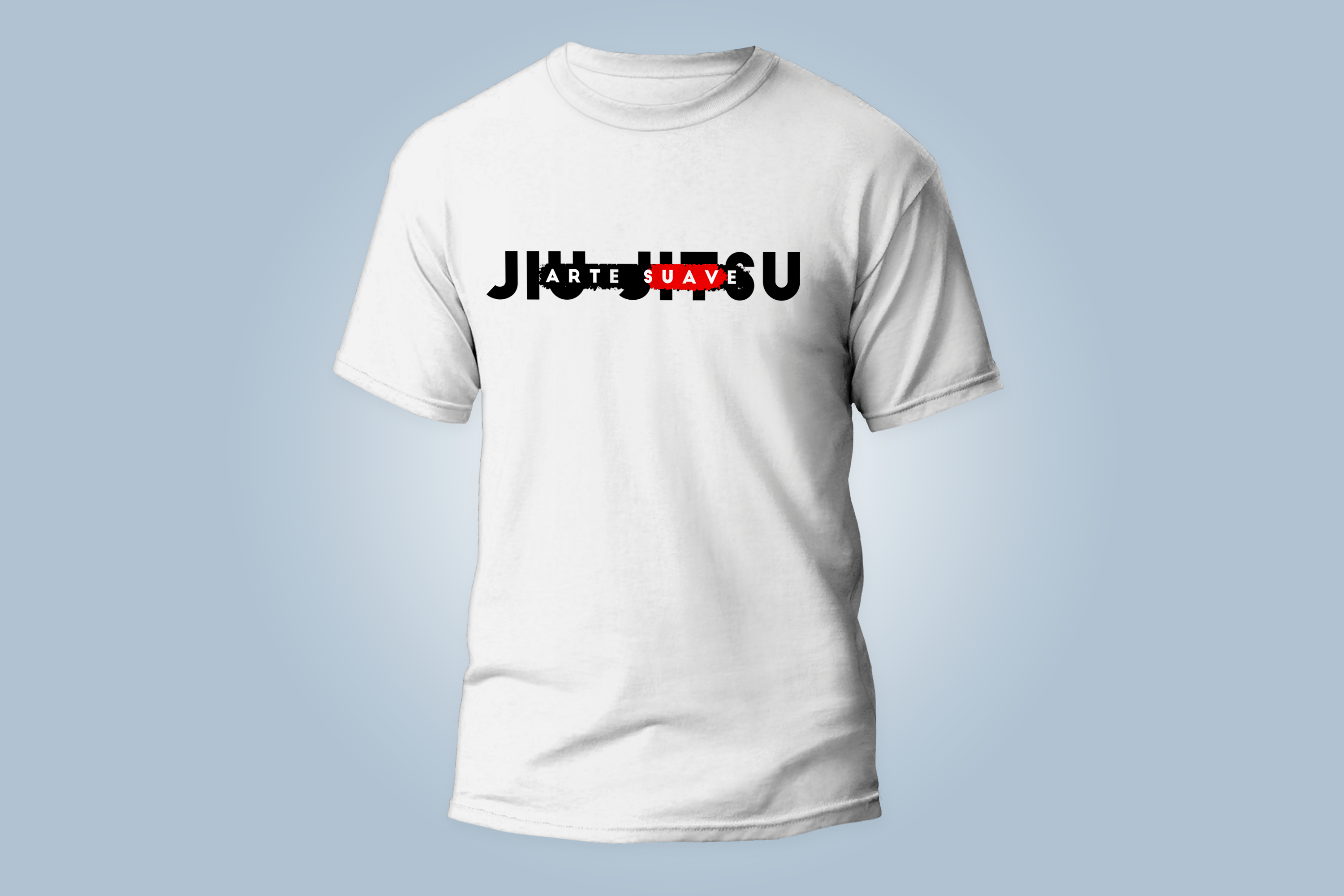 Camiseta jiu jitsu arte suave faixa preta