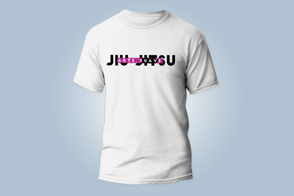 Camiseta Jiu Jitsu arte suave faixa roxa