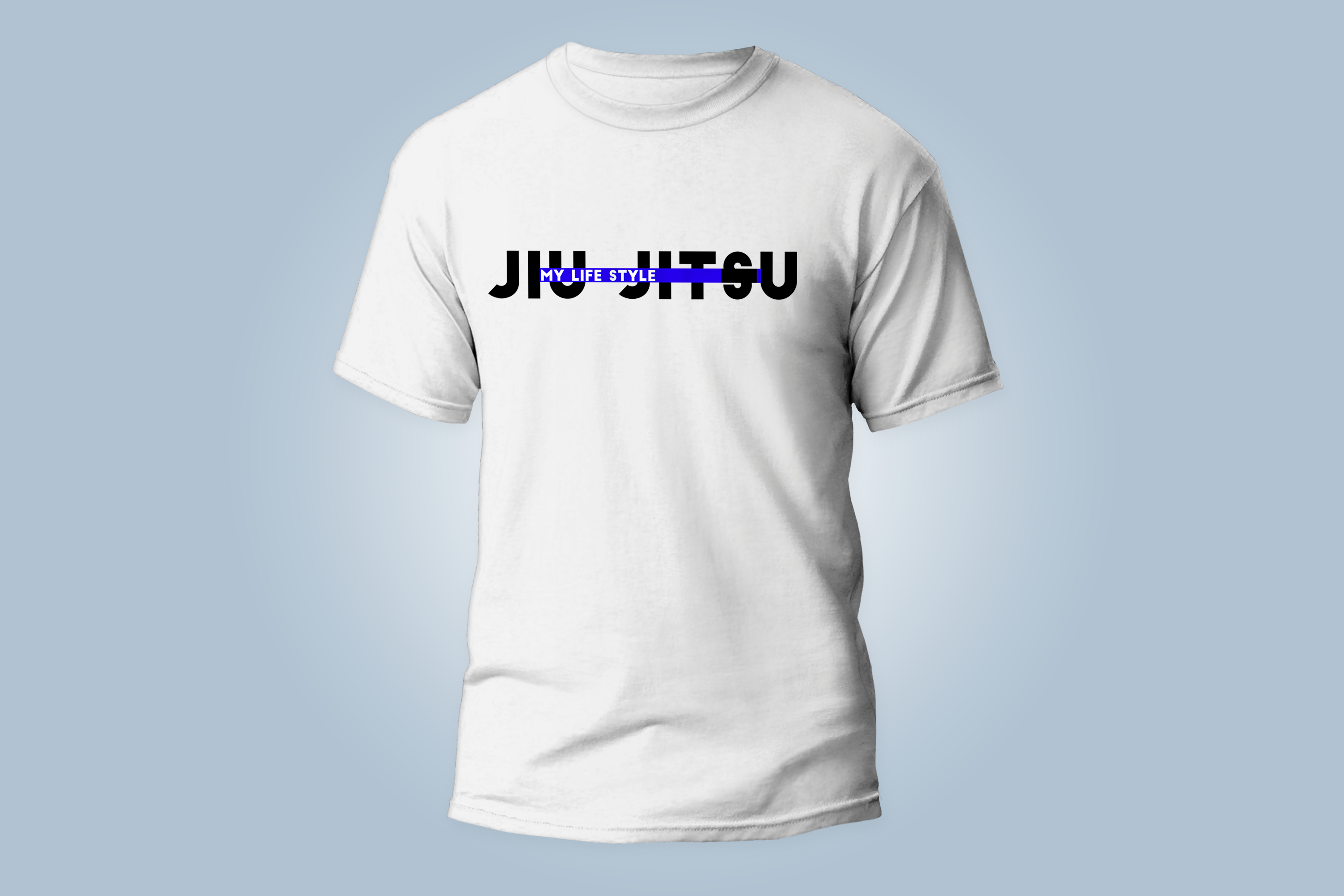 Camiseta my life style jiu jitsu Faixa azul