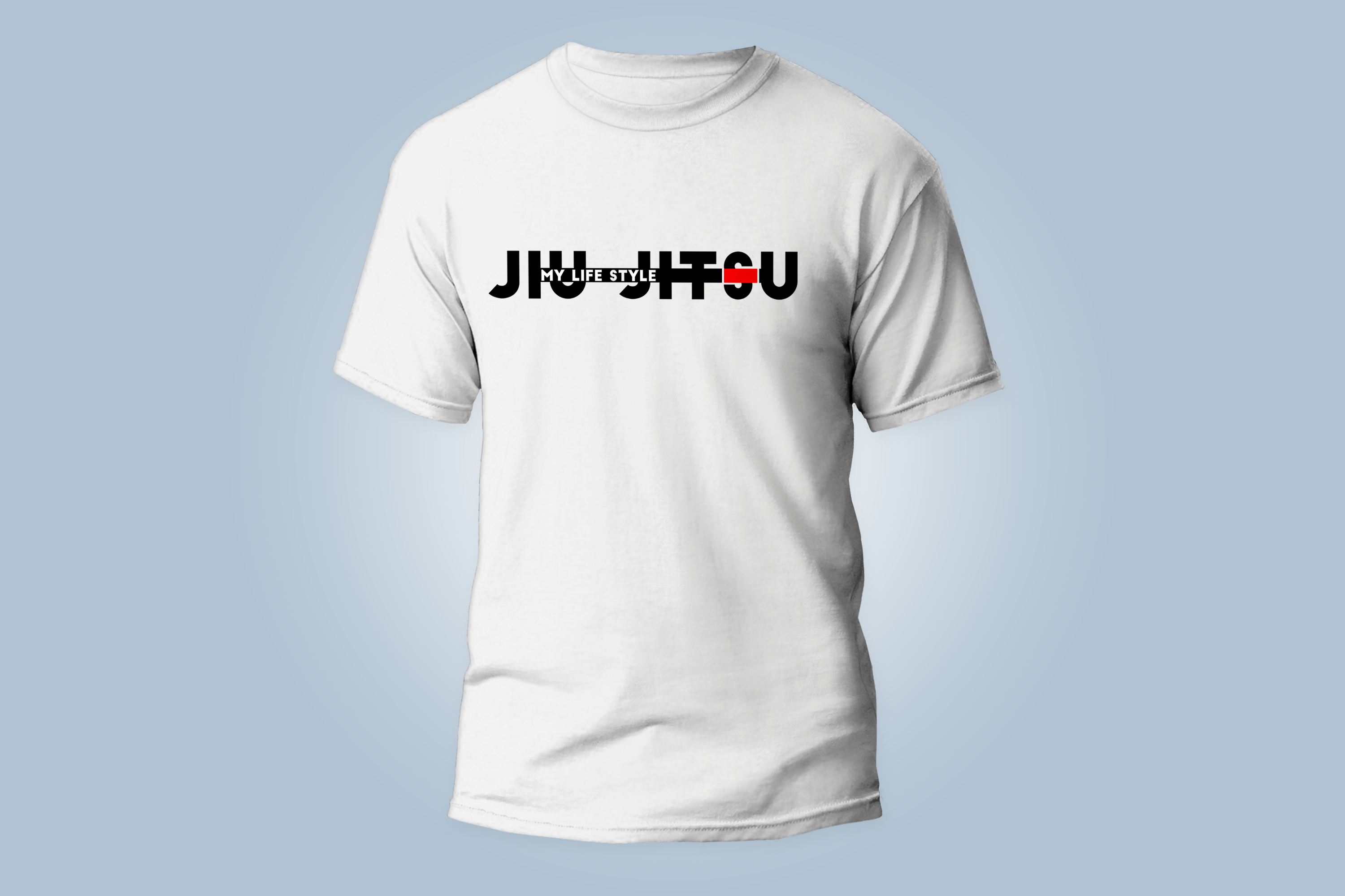 Camiseta my life style jiu jitsu faixa preta