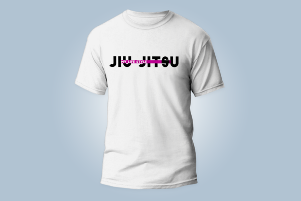 Camiseta my life style jiu jitsu faixa roxa