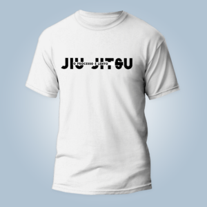 camiseta masculina jiu jitsu faixa branca