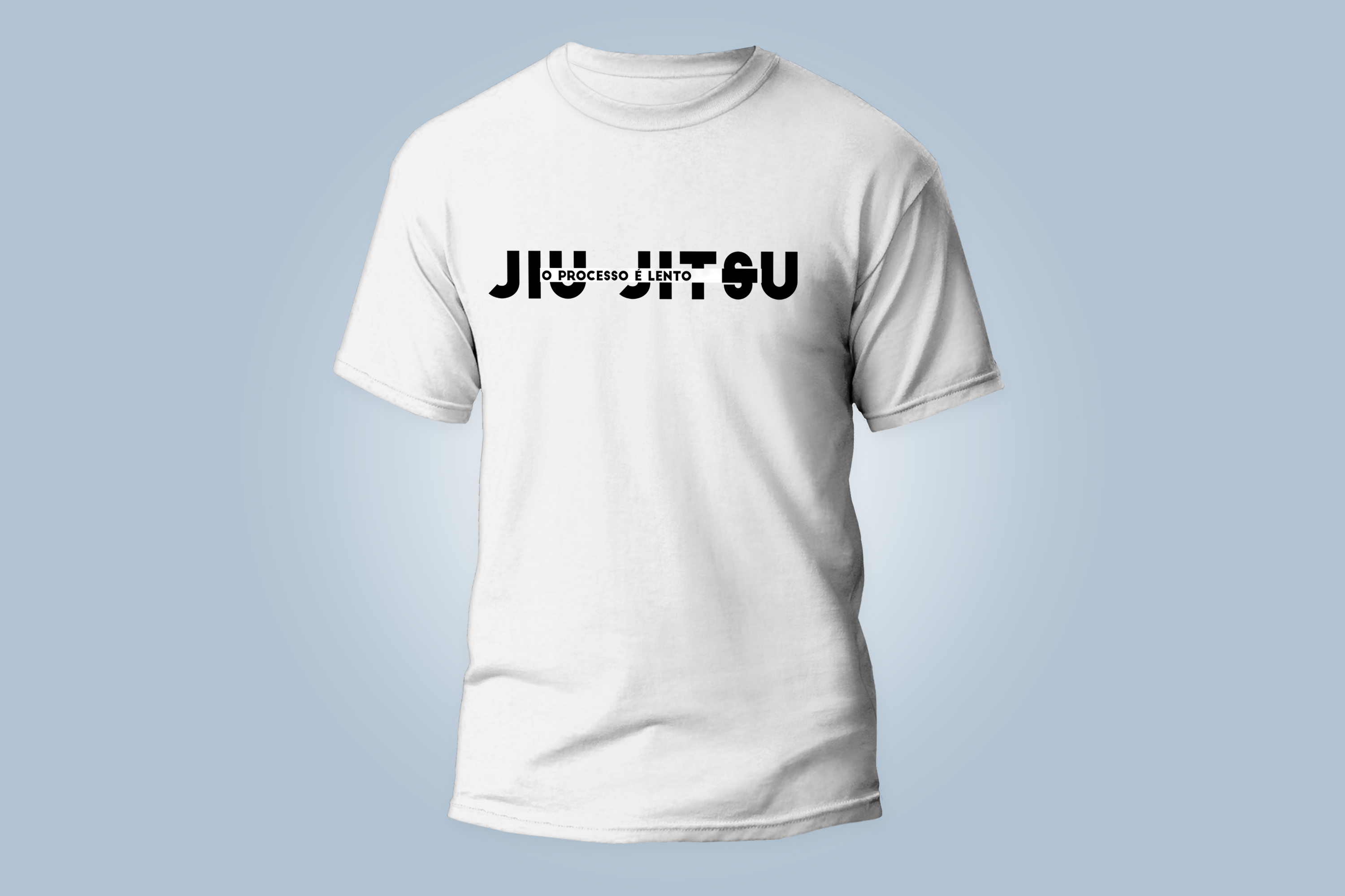 camiseta masculina jiu jitsu faixa branca