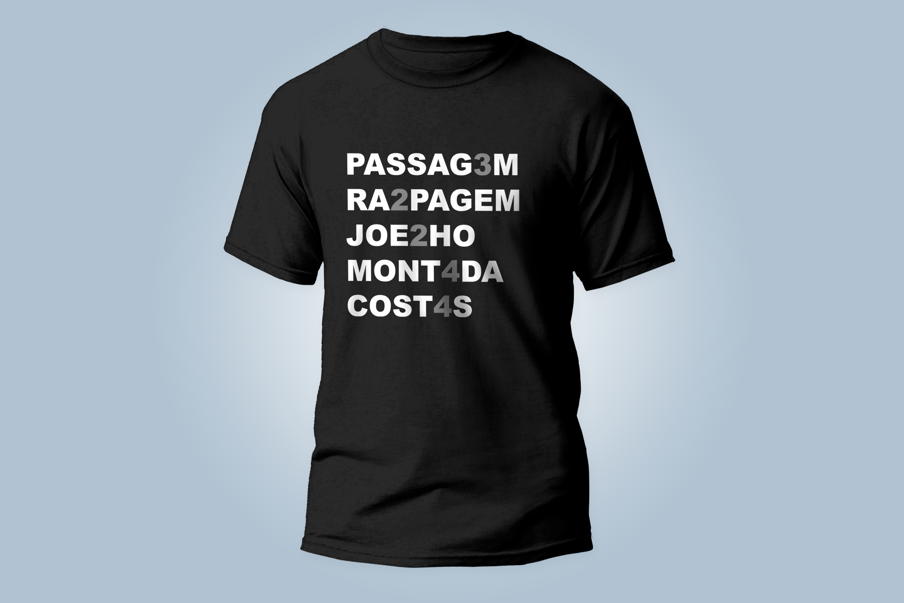 Camiseta pontuação jiu jitsu