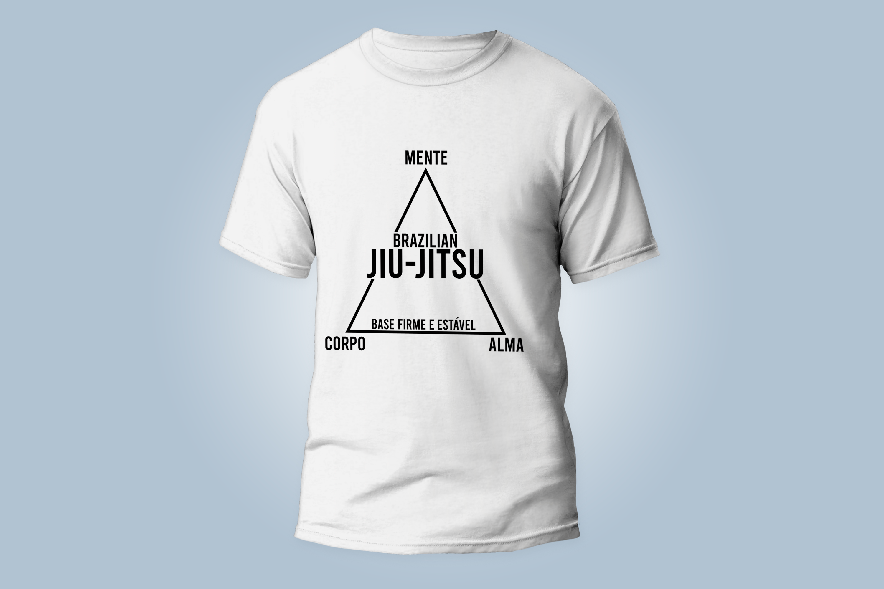 Camiseta mente ,corpo e alma brazilian jiu jitsu